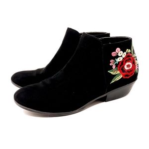 Sam Edelman Petty Embroidered Booties Size 5